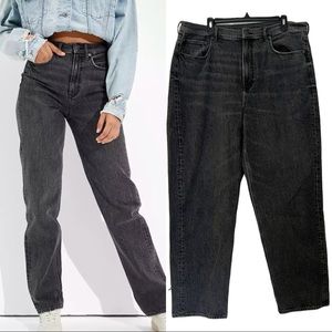 American Eagle Highest Waist Baggy Jeans in Black